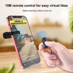 2-in-1 페이지 터너 클릭커 무선 리모컨 전자책 리더기 폰 카메라 녹화 트리거 (킨들용)