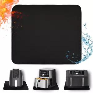 에어프라이어용 내열 매트 조리대용 15 x 18인치 내화 실리콘 보호 장치 슬라이더 핫팟 커피 메이커