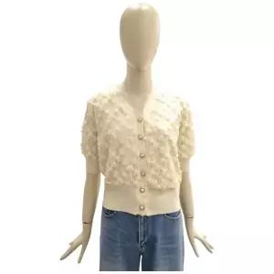 [롯데백화점]페이지플린 브이넥 플라워 레이스 반팔 가디건 (F5BCA002)