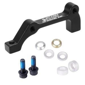 키가우루 자전거 디스크 브레이크 마운팅 브래킷 포스트 어댑터 볼트 CNC 가공 표준 알루미늄 합금 마운트 개스킷 캘리퍼