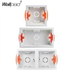 12 석고 보드 마감 Pladur 영국 EU 마른 벽에서 나온 35mm 깊이 매립 스위치 소켓 벽 상자에 대 한 갱 건조