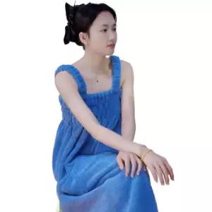 사우나 치마 스커트 랩 타월 샤워가운 민트화이트