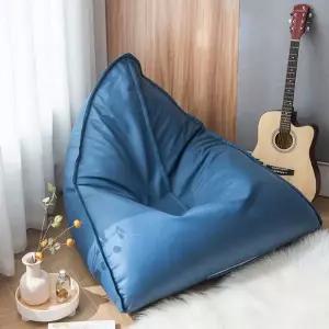 블루 1인용 소파 삼각 빈백