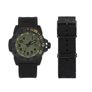 루미녹스 XS.3517.NSF.SET 네이비 씰 밀리터리 다이버 추가 스트랩 세트 남성 우레탄시계 3166949