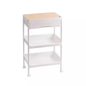 [JED] 무빙 카트 선반 트레이 3단 이동식 서랍수납 무빙카트 거실트롤리 테이블