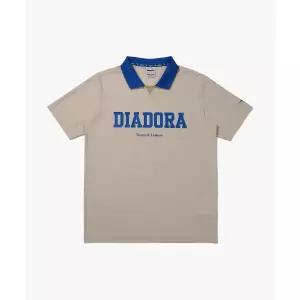 매장정품 diadora 디아도라 Diadora 테니스 퍼포먼스 그래픽 카라 반팔 티셔츠 BEIGE D5221LTS60BGL 124285