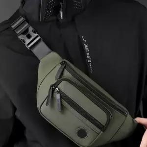 사이즈 데일리 미니멀 가벼운 소재 나일론 힙색 DWDFFFA0