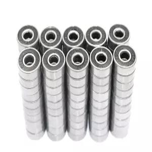 FGen 100pcs 저소음 모터 전용 608RS 스케이트보드 베어링 핑거팁 자이로 특수