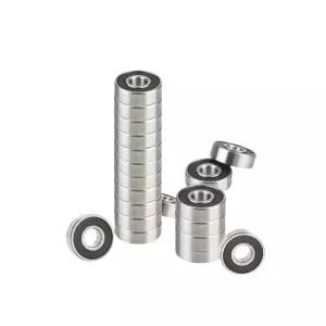 보서 20개 608 2RS 볼 베어링 스틸 및 이중 고무 밀폐 미니어처 딥 그루브 8 x 22 7mm 스케이트보드 롱보드