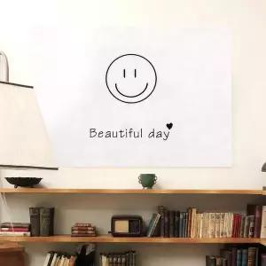 SFr 대형 패브릭 포스터 스마일 S