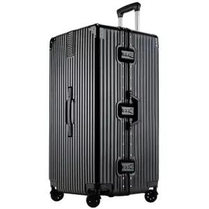 이민캐리어 특대형 수하물 교환학생 캐리어 화물용 로즈 이민 세계 블랙 가방 여행용