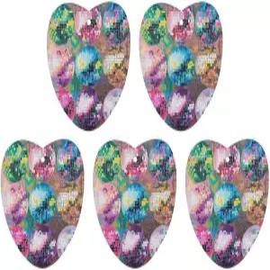 5개의 자동차 방향제 걸이 태블릿 디스코 볼 패턴 향기 카드 장식 옷장 신발장용 재미있는