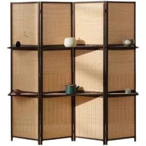 우드셔터 가림막 원목 우드가벽 인테리어 1.5mx폭 40cm 3판