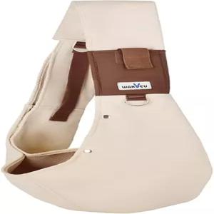 소형견용 와키투 개 슬링 캐리어 스트랩 조절 가능한 프론트 가슴용 핸즈프리 반려동물 파푸즈 백 야외