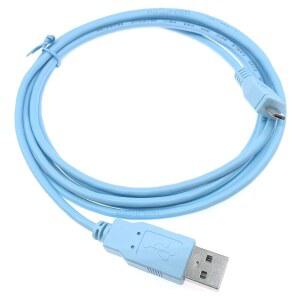 [미국배송] CISCO IR1800 시리즈 라우터용 이지그린 마이크로 USB 콘솔 케이블 CAB-USB-UB= 타입 A TO MICRO B 2M