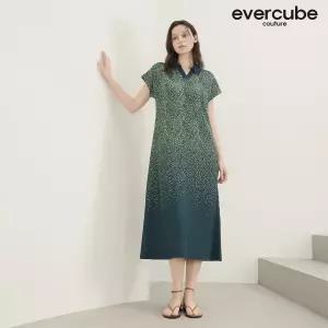 에바큐브꾸띄르 26SS G플리츠 에뚜왈 원피스
