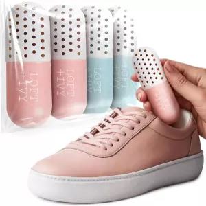 LOFT 비 신발 탈취 볼 짐 가방 자동차 및 사물함을 위한 오션 프레시 향 냄새 먹는 사람 재사용 가능한