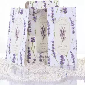 라벤더 향 주머니 향기 구슬이 포함된 6팩 옷장 프레시너 서랍 및 냄새 제거제 오래 지속되는 탈취제