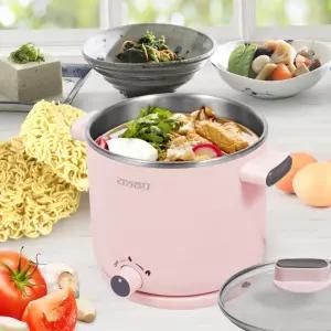 멀티쿠커 리빙센스 1.5L 라면 포트 전기 만능 냄비 (핑크) LSP-3115PK