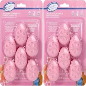 에어 정글 신발 탈취제 볼 12 Ct 허니 피치 향 운동화용 냄새 제거 짐 가방 사물함 옷장 햄퍼 서랍장