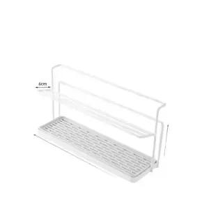 컵 선반 거치대 수납 수납장 중형 정리함 머그 다기능 물빠짐대 화이트 후