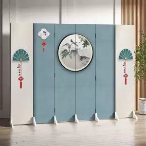 인테리어 파티션 6단09 접이식 셀프 원목 공간분리