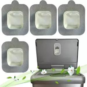 4팩 교체용 탈취 포드 리필 EKO 레시 키트 쓰레기통 욕실 및 옷장용 식물성 냄새 제거기 45일 지속 천연