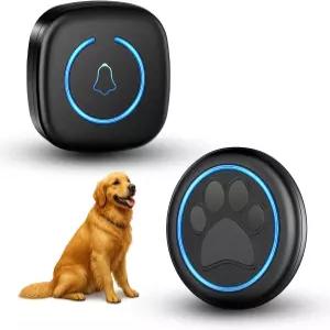 배변 훈련을 위한 요이일리피 반려견 초인종 외출 시 스마트 무선 1000피트 길이 IP65 방수 초경량 터치