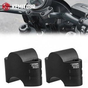 오토바이 핸들라이저 클램프 마운트 높이 증가 핸들바 1 Bla 로우 라이더