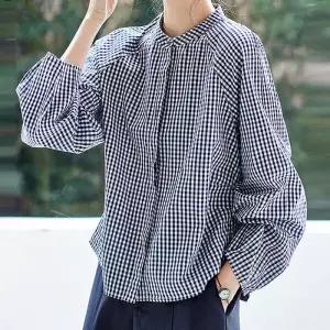 [몽벨리즈]넬리차이나카라블라우스 mde2302834