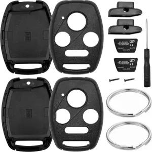 혼다 어코드 2003-2012 / 시빅 EX 2006-2013 파일럿 2009-2015 CR-V 2005-2006 4 버튼 자동차 키리스