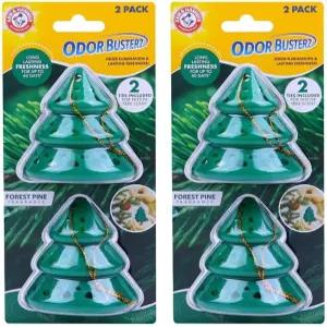 팔 해머 탈취 냄새 버스터즈 4 카운트 포레스트 파인 피규어 방향제 및 제거제 가정 욕실 옷장 짐 가방