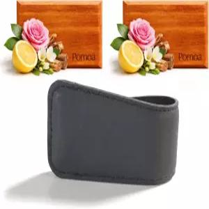 자동차 에어 프레시너 우드 2팩 리필 가능한 솔리드 디퓨저 북미 알더 향 가죽 바이저 클립 트럭 SUV용