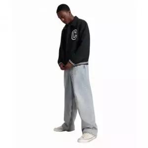 [매장정품] 컨버스 레트로 C 바시티 재킷 블랙 10028007-A03