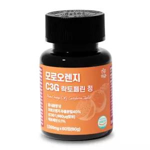 모로실 건강머금 모로오렌지 C3G 락토페린 정 1 000mg x 60정
