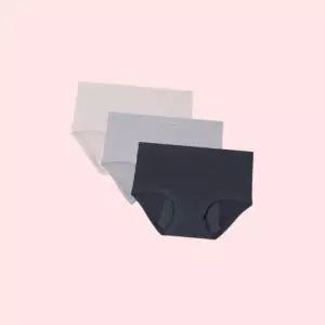 자주 JAJU 여 모달 위생 힙허거 팬티 속옷 언더웨어 3매 다크 블루 2501690862 4434057