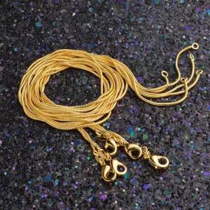 패셔너블 럭셔리 패션 18k 체인 얇은 골드 펜던트 QnV6+9usj