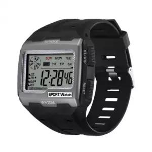 스포츠용 디지털 손목 스탑워치 생활방수 타이머 조명 기능 XWe8+2fau