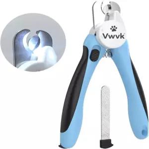 개 고양이 손톱깎이 및 트리머 LED 조명으로 손톱/선 과도한 절단을 방지하는 빠른 센서 안전 가드 두꺼운