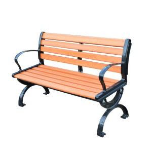 야외 정원 나무 벤치 등받이 의자