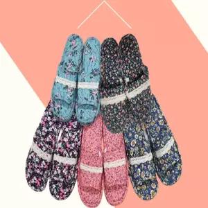 3중쿠션 퀼트 천 면 푹신한 유치원 어린이집 실내화 rIH7+9jtC