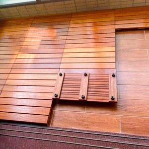 부식 방지 나무 바닥재 발코니 선샤인 야외 룸 테라스