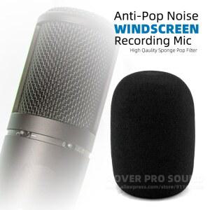 AKG 지각을위한 앞 유리 마이크 커버 스폰지 120 220 420 820 P120 P220 P420 P820 팝 필터 윈드 쉴드
