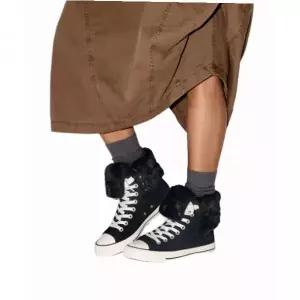 [매장정품] 컨버스 척테일러 올스타 폴드 오버 엑스하이 포우 퍼 블랙 A15138C