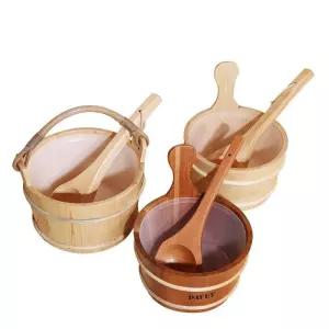 편백나무 사우나 온천 가정용 목욕통 바가지 반신욕 히노끼탕 화이트파인