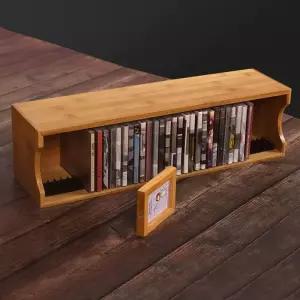 원목 cd 진열장 정리함 수납함 씨디장 보관함 음반 선반 앨범 플스 케이스 랙 거치대