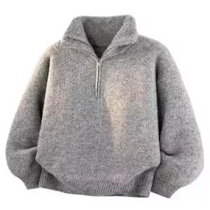 남친 니트 스웨터 커플 남녀 와인 옷 도톰 반 보온 본명년 집업 마년 KS1