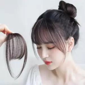 여자부분가발 사이드뱅 앞머리 가발 여성 패션 부분가발 X2개