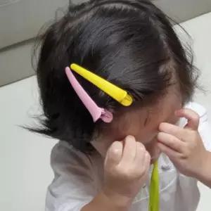 앞머리집게핀 컬러믹스 앞머리 고정 헤어집게핀 10P