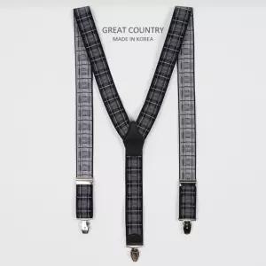 프리미엄 클래식 서스펜더 네이비그레이체크 qXt9+6oAQ